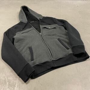 vintage y2k fur lined helix hoodie